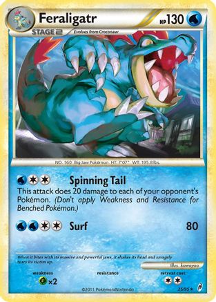 Feraligatr (25) Reverse Holofoil - Call of Legends
