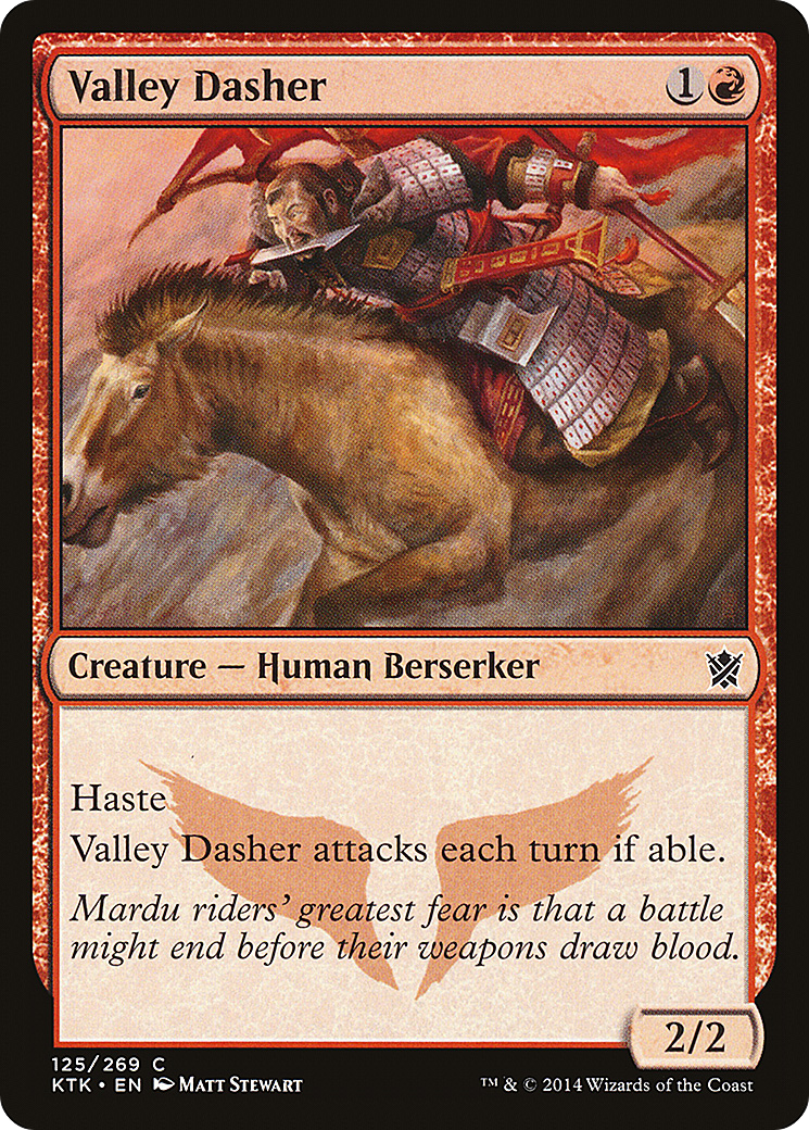 Valley Dasher (125) Foil - Khans of Tarkir