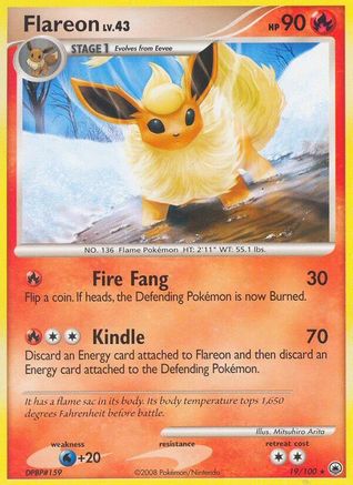 Flareon (19) Reverse Holofoil - Majestic Dawn