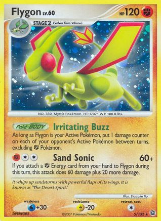 Flygon (5) Reverse Holofoil - Secret Wonders