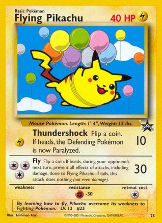 Flying Pikachu (25) - WoTC Promo