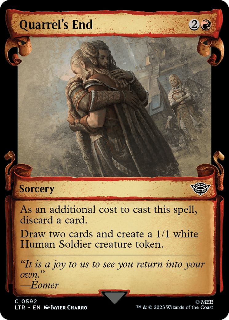 Quarrel's End (Showcase) (592) Foil - The Lord of the Rings: Tales of Middle-earth
