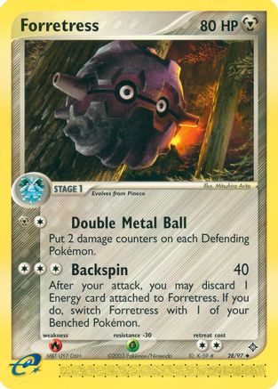 Forretress (28) Reverse Holofoil - Dragon