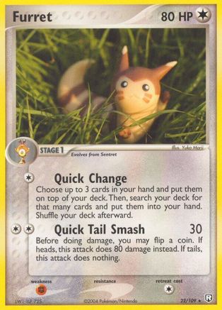 Furret (22) Reverse Holofoil - Team Rocket Returns