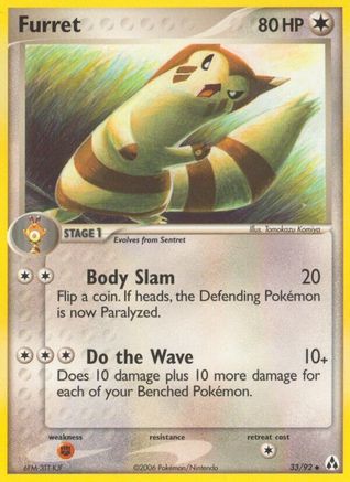 Furret (33) Reverse Holofoil - Legend Maker