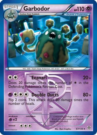Garbodor (Team Plasma) (67) Reverse Holofoil - Plasma Storm