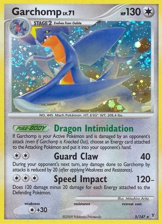 Garchomp (5) Reverse Holofoil - Supreme Victors