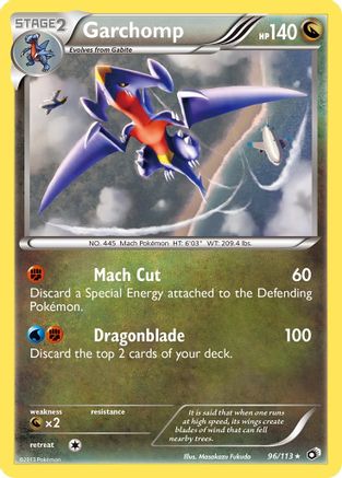 Garchomp (96) Reverse Holofoil - Legendary Treasures