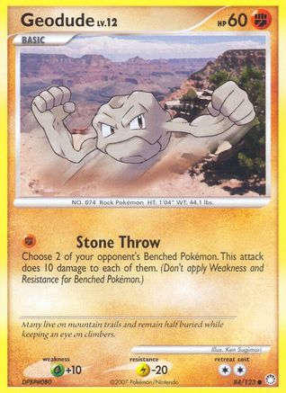 Geodude (84) Reverse Holofoil - Mysterious Treasures