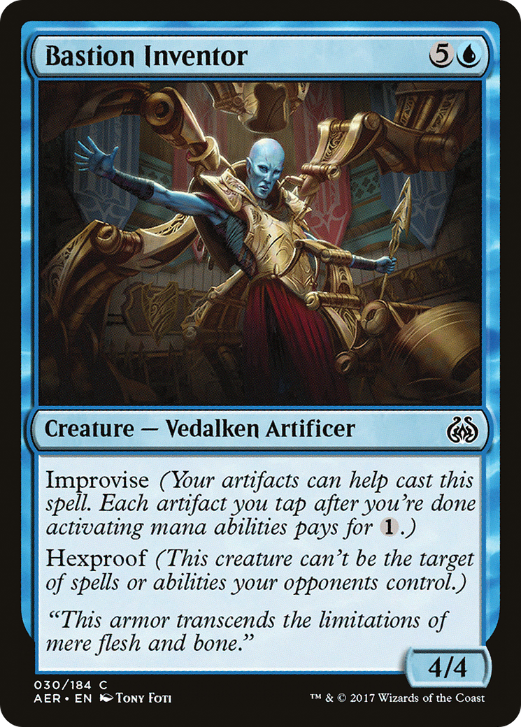 Bastion Inventor (030) Foil - Aether Revolt