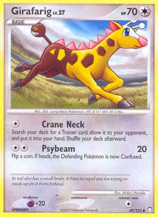 Girafarig (49) Reverse Holofoil - Mysterious Treasures