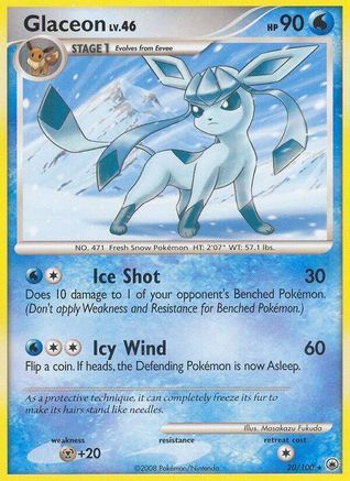 Glaceon (20) Reverse Holofoil - Majestic Dawn