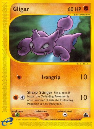 Gligar (59) Reverse Holofoil - Skyridge