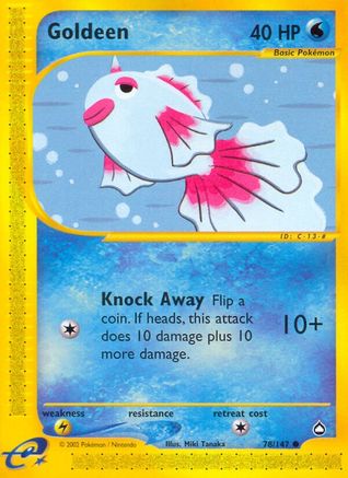 Goldeen (78) Reverse Holofoil - Aquapolis