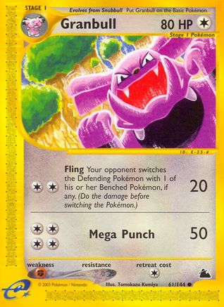 Granbull (61) Reverse Holofoil - Skyridge