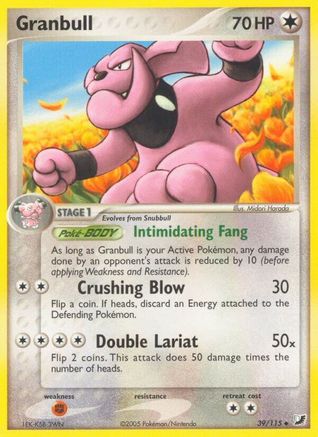 Granbull (39) Reverse Holofoil - Unseen Forces