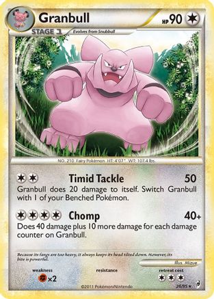 Granbull (26) Reverse Holofoil - Call of Legends