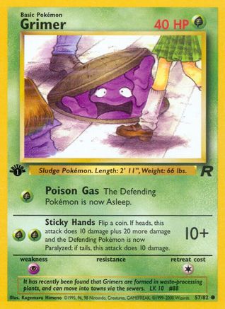 Grimer (57) 1st Edition - Team Rocket