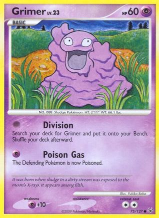 Grimer (75) Reverse Holofoil - Platinum