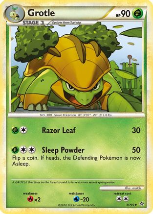 Grotle (31) Reverse Holofoil - Unleashed