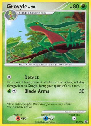 Grovyle (38) Reverse Holofoil - Arceus