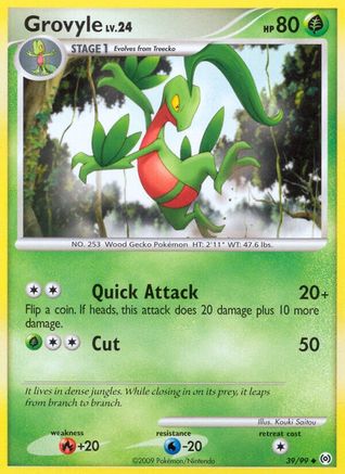 Grovyle (39) Reverse Holofoil - Arceus