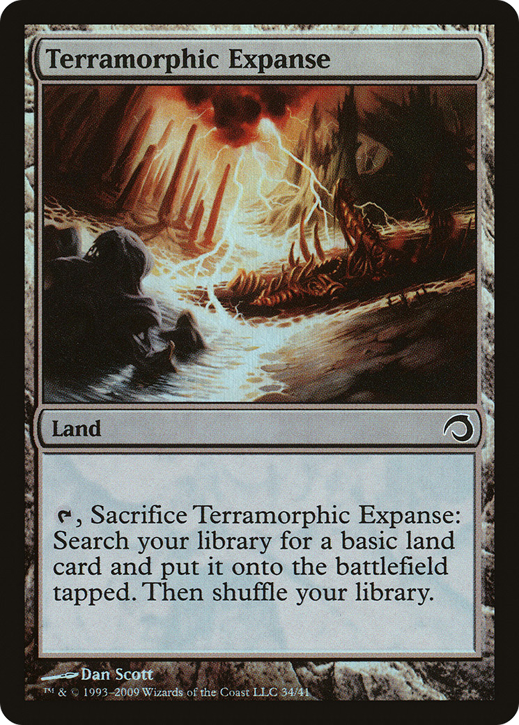 Terramorphic Expanse (034) Foil - Premium Deck Series: Slivers