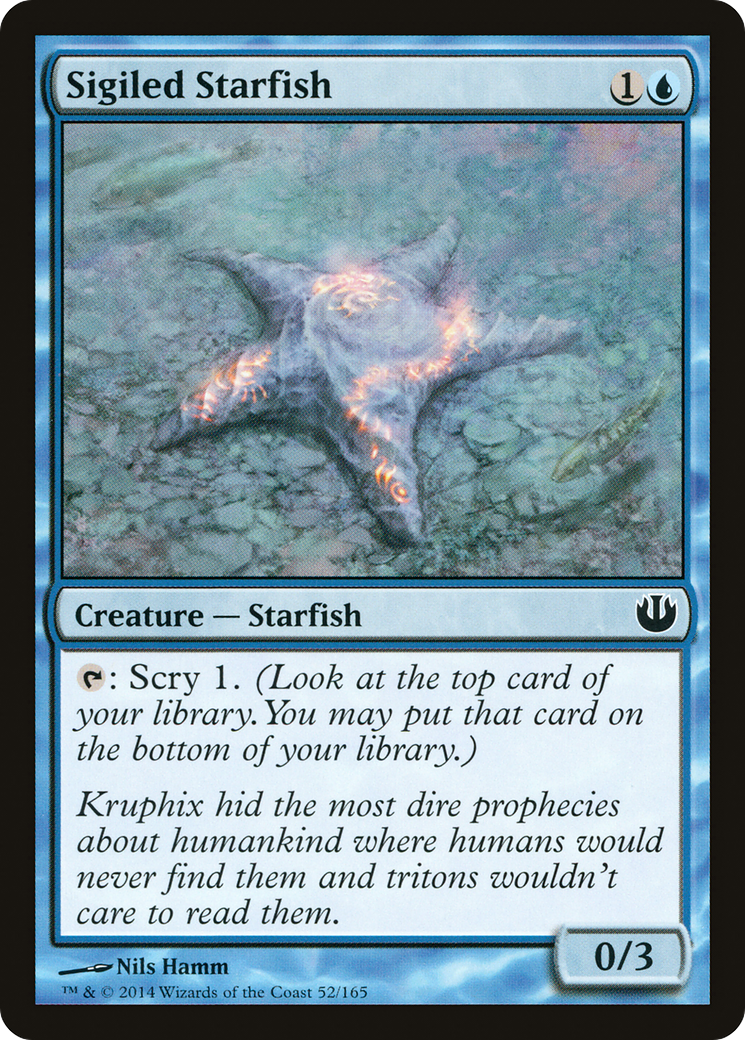 Sigiled Starfish (052) Foil - Journey into Nyx
