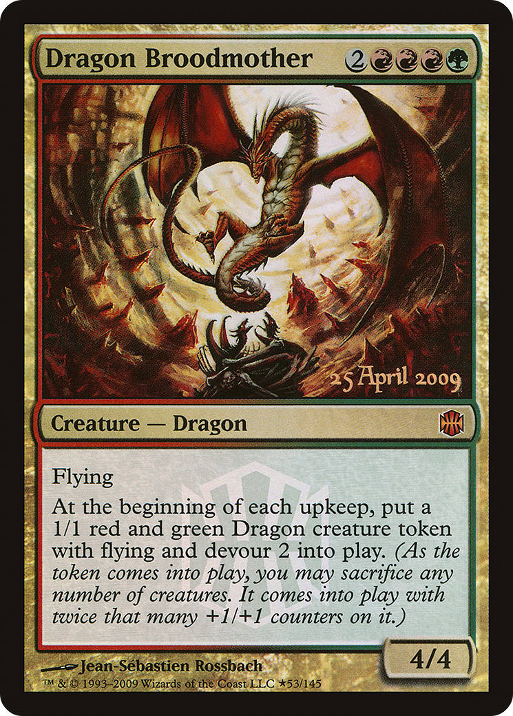 Dragon Broodmother (53★) Foil - Alara Reborn Promos