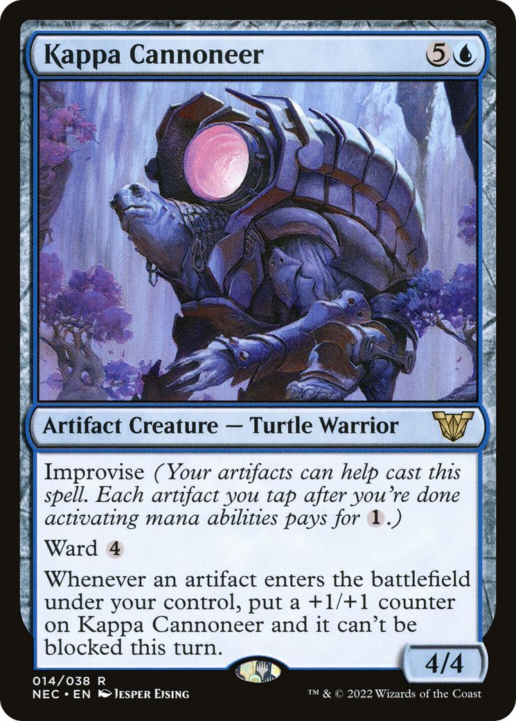 Kappa Cannoneer (014) - Neon Dynasty Commander