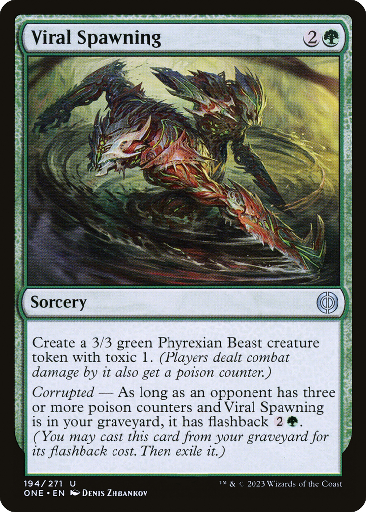 Viral Spawning (194) Foil - Phyrexia: All Will Be One