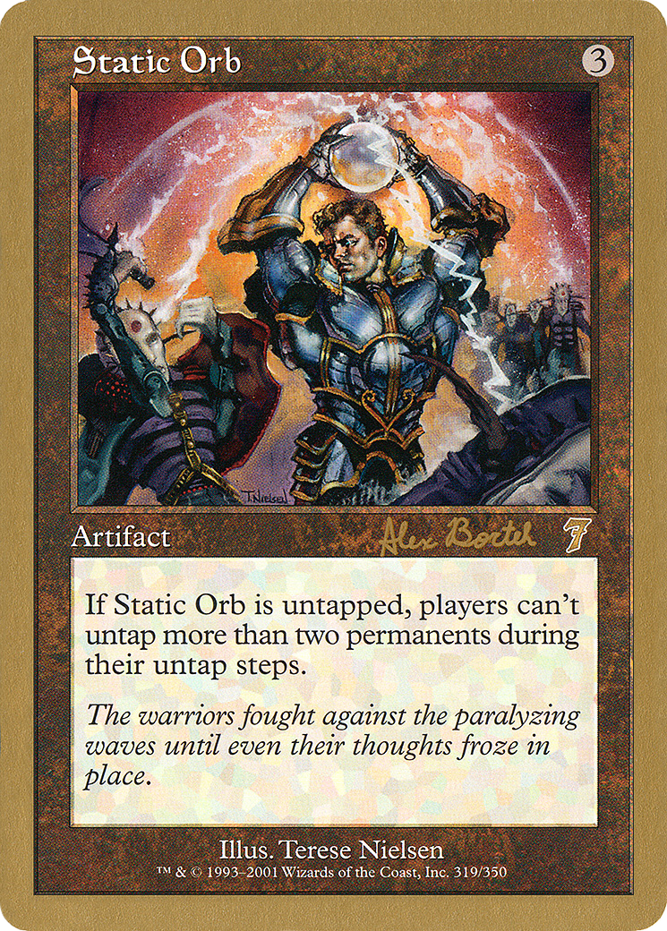 Static Orb - 2001 Alex Borteh (7ED) (Retro) - World Championship Decks 2001