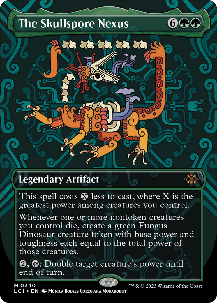 The Skullspore Nexus (Borderless) (340) Foil - The Lost Caverns of Ixalan