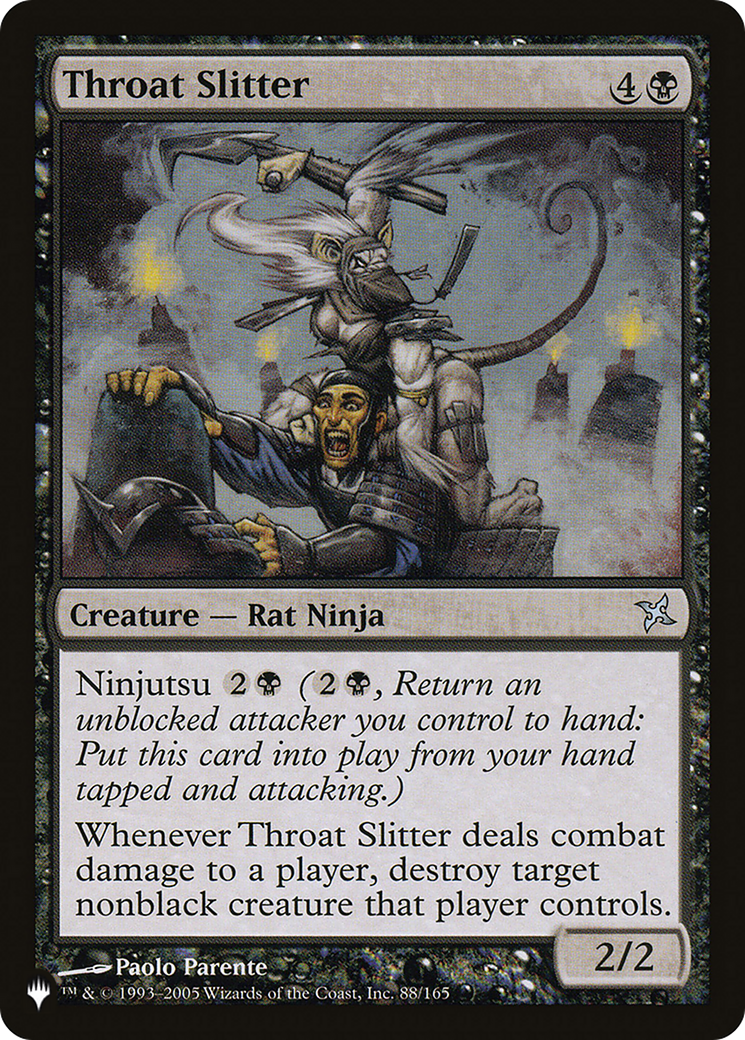 Throat Slitter (88/165) - The List