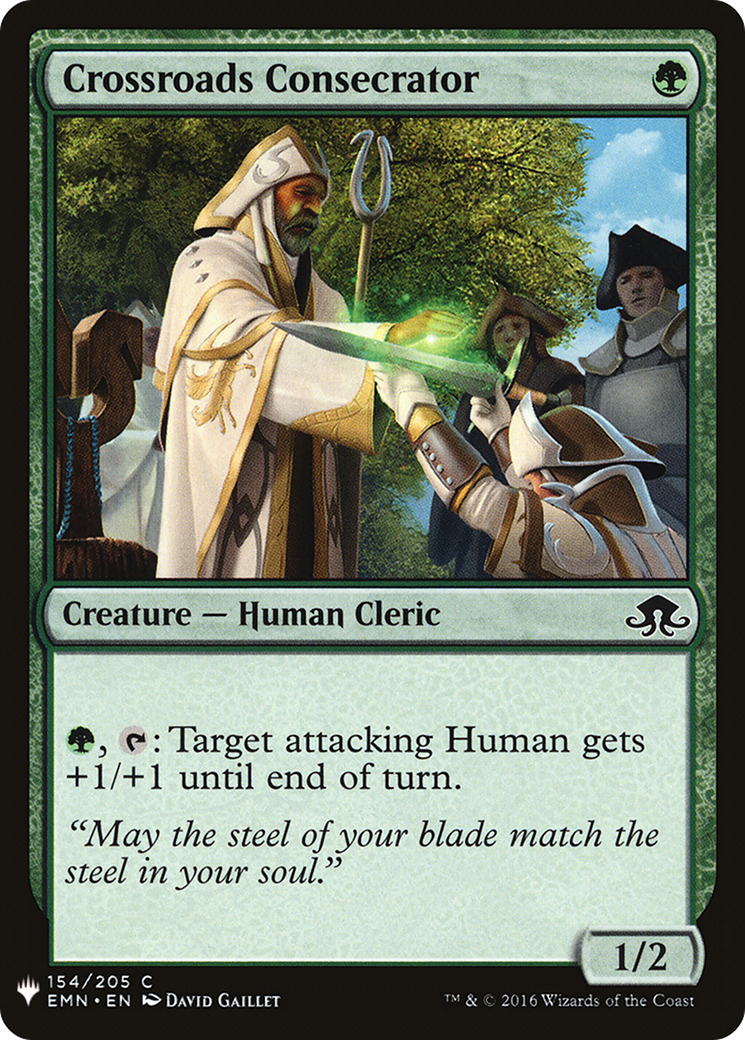 Crossroads Consecrator (EMN-154) - The List