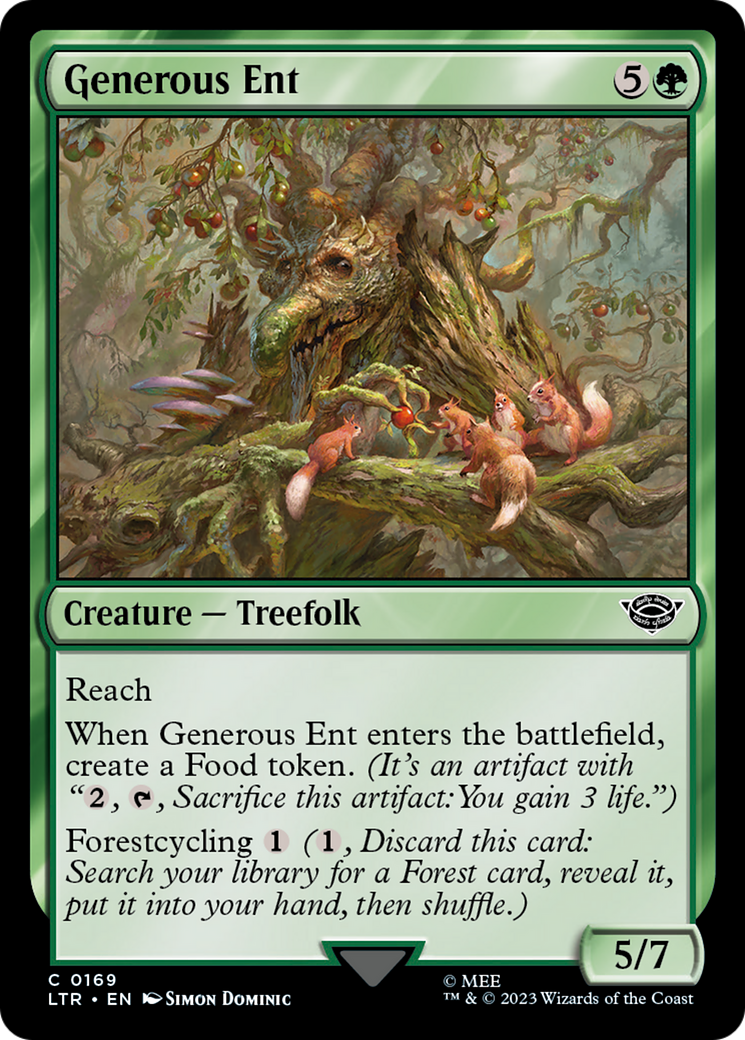 Generous Ent (169) Foil - The Lord of the Rings: Tales of Middle-earth