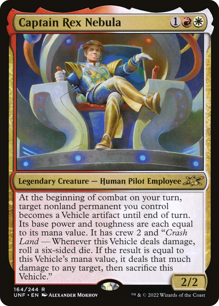 Captain Rex Nebula (164) Foil - Unfinity
