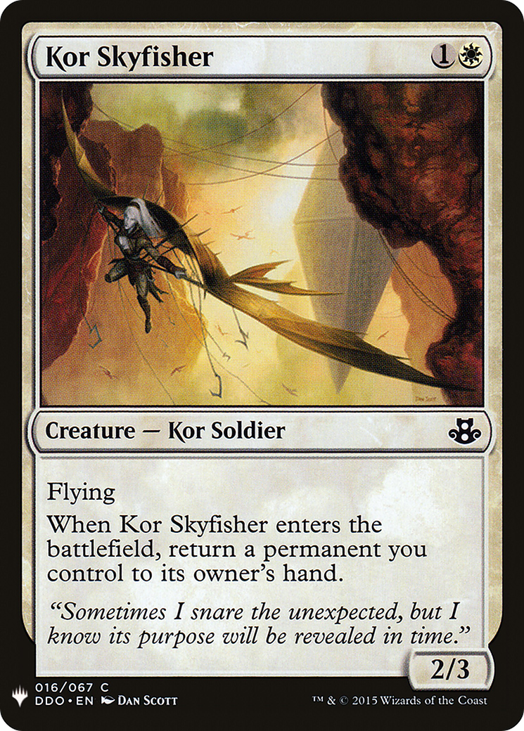 Kor Skyfisher (DDO-16) - The List