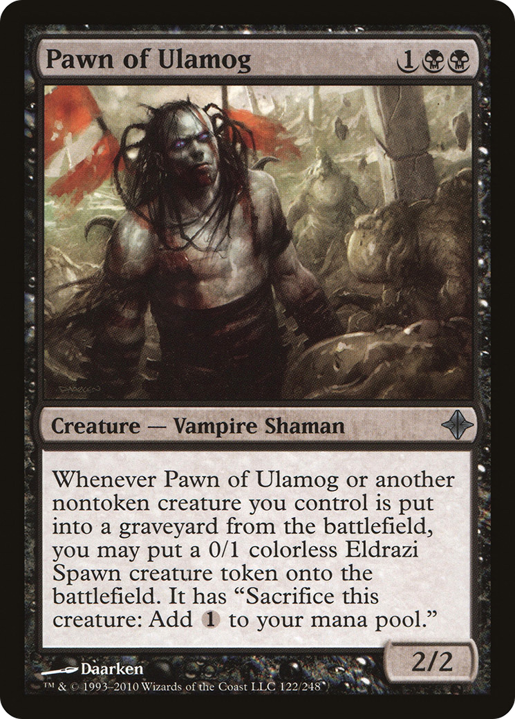 Pawn of Ulamog (122) Foil - Rise of the Eldrazi