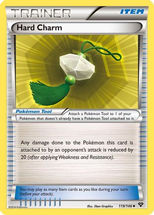 Hard Charm (119) Reverse Holofoil - XY Base Set