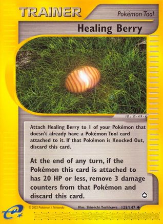 Healing Berry (125) Reverse Holofoil - Aquapolis