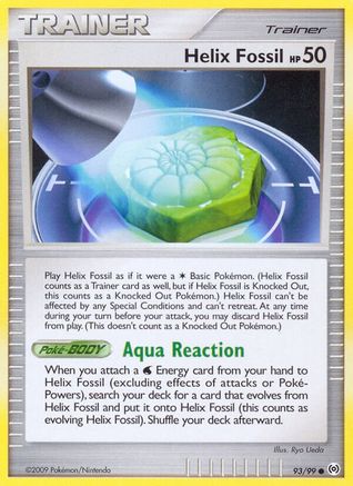 Helix Fossil (93) Reverse Holofoil - Arceus