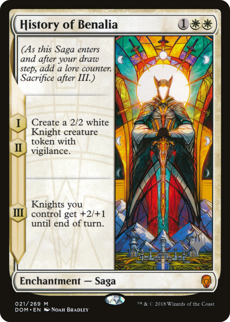 History of Benalia (21p) Foil - Dominaria Promos