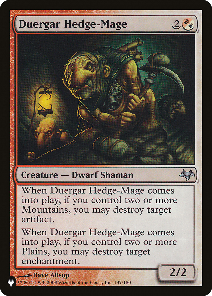 Duergar Hedge-Mage (EVE-137)