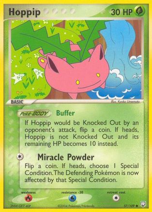 Hoppip (57) Reverse Holofoil - Team Rocket Returns