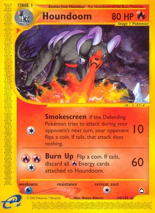 Houndoom (14) (14) Reverse Holofoil - Aquapolis