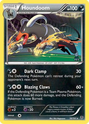 Houndoom (56) Reverse Holofoil - Plasma Blast
