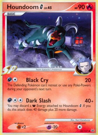 Houndoom G (50) Reverse Holofoil - Platinum