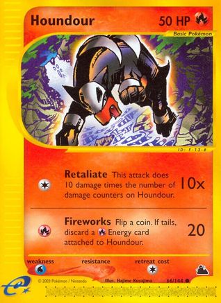 Houndour (66) Reverse Holofoil - Skyridge