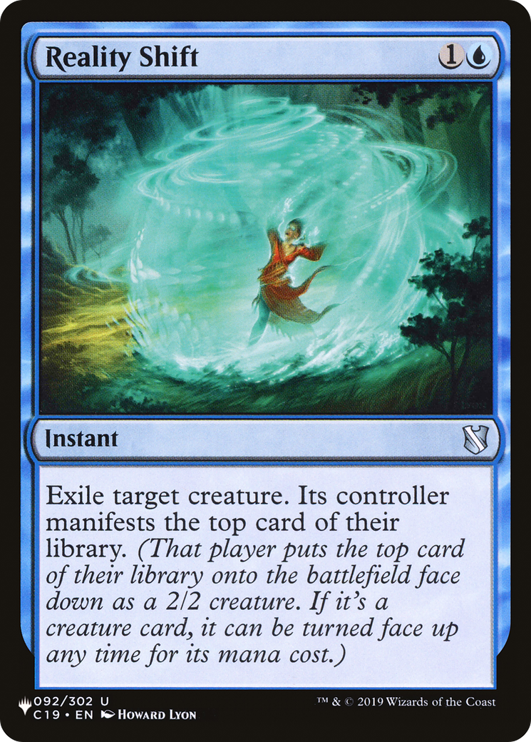 Reality Shift (C19-92) - The List